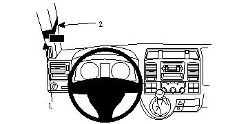 Volkswagen Caravelle 10-15, Venstre, Høy i gruppen Billyd / Hva passer i min bil / Volkswagen / Transporter / Transporter T5.1 2010-2015 / Øvrig Transport T5.1 2010-2015 hos BRL (240804736)