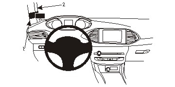 Brodit ProClip, Peugeot 308 14-21 i gruppen Billyd / Hva passer i min bil / Peugeot / Peugeot 308 / Peugeot 308 2014-2021 hos BRL (240804953)