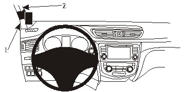 Brodit ProClip, Nissan Qashqai 14-21 i gruppen Billyd / Hva passer i min bil / Nissan / Qashqai / Qashqai 2013-2021 hos BRL (240804994)