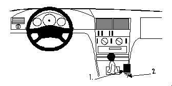 Mercedes Benz C-Klasse 93-99, Konsoll i gruppen Billyd / Hva passer i min bil / Mercedes / C-klasse / C-klasse 1993-2000 W202 hos BRL (240832346)