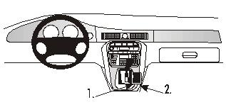 Brodit ProClip, Jaguar XJ8 98-02 i gruppen Billyd / Hva passer i min bil / Jaguar hos BRL (240832516)