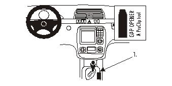 Brodit ProClip, Mercedes Benz S-Klasse 00-02 i gruppen Nyheter hos BRL (240832707)