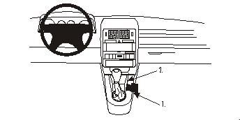 ProClip Monteringsbøyle Audi A2 01-05 i gruppen Billyd / Hva passer i min bil / Audi / Audi A2 / Audi A2 2000-2005 hos BRL (240AUDIA2PROCLIP)