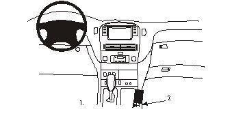 ProClip Monteringsbøyle Lexus LS Serie 01-06, Konsoll i gruppen Billyd / Hva passer i min bil / Lexus hos BRL Electronics (240832889)