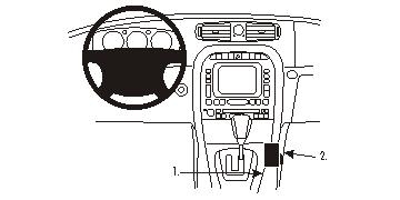 Brodit ProClip, Jaguar XJ 03-09 i gruppen Billyd / Hva passer i min bil / Jaguar hos BRL (240833385)
