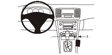 ProClip Monteringsbøyle Subaru Outback/Legacy 04-09 i gruppen Billjud / Vad passar i min bil / Subaru hos BRL Electronics (240SUBOUT04PROCL)