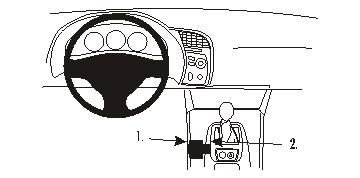 ProClip Monteringsbøyle Honda S2000 03-03, Konsoll i gruppen Billyd / Hva passer i min bil / Honda hos BRL Electronics (240833402)