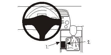 ProClip Monteringsbøyle Honda S2000 04-09, Konsoll i gruppen Billyd / Hva passer i min bil / Honda hos BRL Electronics (240833470)