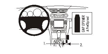Brodit ProClip, Mercedes Benz CLS-Class 05-10 i gruppen Billyd / Hva passer i min bil / Mercedes / CLS hos BRL (240833625)