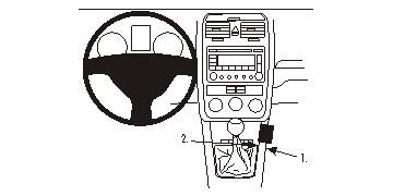 ProClip Monteringsbøyle Volkswagen Jetta 06-10, Konsoll i gruppen Billyd / Hva passer i min bil / Volkswagen / Jetta / Jetta 2005-2010 hos BRL Electronics (240833690)