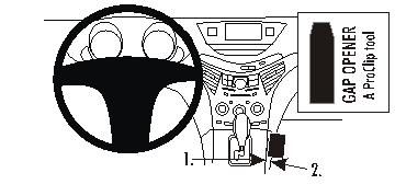 ProClip Monteringsbøyle Subaru Tribeca 06-14, Konsoll i gruppen Billyd / Hva passer i min bil / Subaru hos BRL Electronics (240833709)