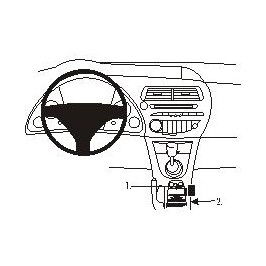 Honda Civic 06-11, Konsoll i gruppen Billyd / Hva passer i min bil / Honda / Civic / Civic 2006-2011 hos BRL (240833734)