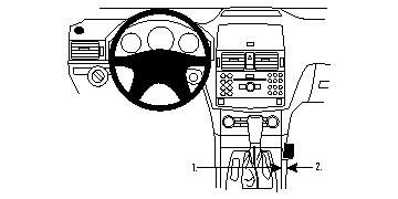 Mercedes Benz C-Klasse 07-10, Konsoll i gruppen Billyd / Hva passer i min bil / Mercedes / C-klasse / C-klasse 2008-2014 W204 hos BRL Electronics (240833995)