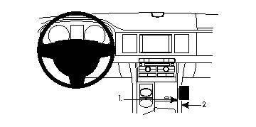 Brodit ProClip, Jaguar XF 09-15 i gruppen Billyd / Hva passer i min bil / Jaguar hos BRL (240834201)