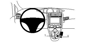 Brodit ProClip, Toyota Verso 09-19 i gruppen Billyd / Hva passer i min bil / Toyota / Verso / Verso 2009-2018 hos BRL (240834339)