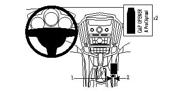 Brodit ProClip, Cadillac SRX 10-16 i gruppen Billyd / Hva passer i min bil / Cadillac / Cadillac SRX hos BRL (240834419)