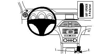 Mercedes Benz C-Klasse 11-14, Konsoll i gruppen Billyd / Hva passer i min bil / Mercedes / C-klasse / C-klasse 2008-2014 W204 hos BRL (240834616)