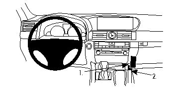 ProClip Monteringsbøyle Lexus LS Serie 13-15, Konsoll i gruppen Billyd / Hva passer i min bil / Lexus hos BRL Electronics (240834848)