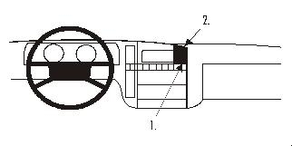 Brodit ProClip, Opel Omega 87-93 i gruppen Billyd / Hva passer i min bil / Opel / Omega / Omega 1994-2003 hos BRL (240851547)