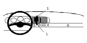 Brodit ProClip, Porsche 944/968 86-90 i gruppen Billyd / Hva passer i min bil / Porsche / 944 / 944 1981-1991 hos BRL (240851580)