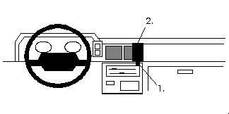 ProClip Monteringsbøyle Nissan Terrano 87-93, Sentrert i gruppen Billyd / Hva passer i min bil / Nissan / Terrano hos BRL Electronics (240851836)