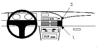 Brodit ProClip, Toyota Corolla 88-92 i gruppen Billyd / Hva passer i min bil / Toyota / Corolla / Corolla 1991-1995 hos BRL (240851857)