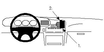 ProClip Monteringsbøyle Nissan Maxima 11-15, Sentrert i gruppen Billyd / Hva passer i min bil / Nissan / Maxima hos BRL Electronics (240851882)