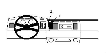 ProClip Monteringsbøyle Chevrolet Astro 90-95, Sentrert i gruppen Billyd / Hva passer i min bil / Chevrolet hos BRL (240851894)