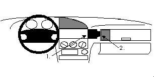 BMW 316-328 91-98, Vinklet (ikke for dobbel airbag) i gruppen Billyd / Hva passer i min bil / BMW / BMW 3-serie / BMW E36 1992-2002 / Øvrig BMW E36 1992-2002 hos BRL (240851914)