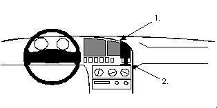 ProClip Monteringsbøyle Hyundai Elantra 91-95, Sentrert i gruppen Billyd / Hva passer i min bil / Hyundai / Elantra / Elantra 1992-2000 hos BRL Electronics (240851923)