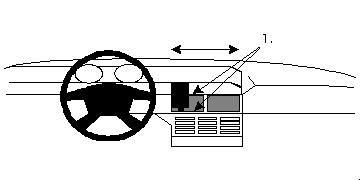 ProClip Monteringsbøyle Fiat Tempra 91-96/Tipo 89-91 (Digital), Sentrert i gruppen Billyd / Hva passer i min bil / Fiat / Tempra hos BRL Electronics (240851930)