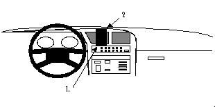 ProClip Monteringsbøyle Fiat Croma 91-96, Sentrert i gruppen Billyd / Hva passer i min bil / Fiat / Croma hos BRL Electronics (240851931)