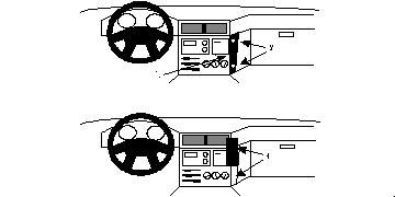 ProClip Monteringsbøyle BMW 518-540/M5 E34 i gruppen Billyd / Hva passer i min bil / BMW / BMW 5-serie / BMW E34 1988-1995 / Øvrig E34 1988-1995 hos BRL Electronics (240E34PROCLIP)