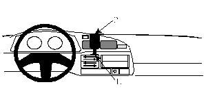 ProClip Monteringsbøyle Toyota LandCruiser Hg 80 91-94, Sentrert i gruppen Billyd / Hva passer i min bil / Toyota / Landcruiser / Landcruiser 1990-1997 hos BRL Electronics (240851994)