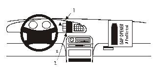 ProClip Monteringsbøyle Hyundai Sonata 94-98, Sentrert i gruppen Billyd / Hva passer i min bil / Hyundai / Sonata / Sonata 1996-2005 hos BRL Electronics (240852036)