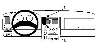ProClip Monteringsbøyle Lexus GS Serie 93-97, Sentrert i gruppen Billyd / Hva passer i min bil / Lexus hos BRL Electronics (240852044)