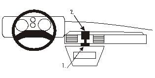 ProClip Monteringsbøyle Landrover Discovery 90-93, Sentrert i gruppen Billyd / Hva passer i min bil / Landrover hos BRL Electronics (240852046)