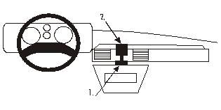 ProClip Monteringsbøyle Landrover Discovery 90-93, Sentrert i gruppen Billyd / Hva passer i min bil  / Landrover hos BRL Electronics (240852046)