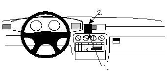 Opel Omega 94-99, Sentrert i gruppen Billyd / Hva passer i min bil / Opel / Omega / Omega 1994-2003 hos BRL (240852057)