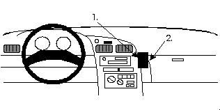 ProClip Monteringsbøyle Toyota Celica 94-99, Vinklet i gruppen Billyd / Hva passer i min bil / Toyota / Celica / Celica 1994-1999 hos BRL Electronics (240852059)