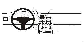 ProClip Monteringsbøyle Fiat Punto 94-99, Sentrert i gruppen Billyd / Hva passer i min bil / Fiat / Punto hos BRL Electronics (240852063)