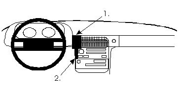 Brodit ProClip, Porsche 928 78-95 i gruppen Billyd / Hva passer i min bil / Porsche / 928 / 928 1978-1995 hos BRL (240852069)