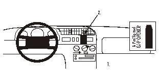 ProClip Monteringsbøyle Fiat Ducato 95-01, Sentrert i gruppen Billyd / Hva passer i min bil / Fiat / Ducato hos BRL Electronics (240852072)