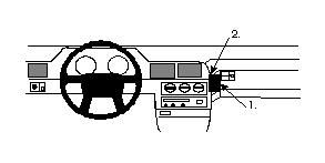 Volvo S90/V90 97-98, Vinklet i gruppen Billyd / Hva passer i min bil / Volvo / Volvo V90 / Volvo V90 1996-2000 / Øvrig V90 1996-2000 hos BRL (240852082)