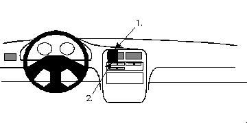ProClip Monteringsbøyle Daihatsu Charade 94-05, Sentrert i gruppen Billyd / Hva passer i min bil / Daihatsu hos BRL Electronics (240852086)