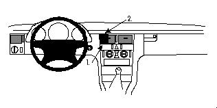 Brodit ProClip, Mercedes Benz E-Klasse, Stasjonsvogn 95-02 i gruppen Billyd / Hva passer i min bil / Mercedes / E-klasse / E-klasse 1995-2002 W210 hos BRL (240852198)