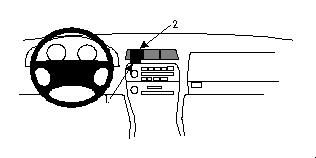 ProClip Monteringsbøyle Lexus ES Serie 92-96, Sentrert i gruppen Billyd / Hva passer i min bil / Lexus hos BRL Electronics (240852243)