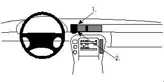 ProClip Monteringsbøyle Lexus SC Serie 92-00, Sentrert i gruppen Billyd / Hva passer i min bil / Lexus hos BRL Electronics (240852244)