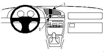 Ford Fiesta/Courier/Puma 96-02, Sentrert i gruppen Billyd / Hva passer i min bil / Ford / Puma / Puma 1997-2002 hos BRL (240852293)