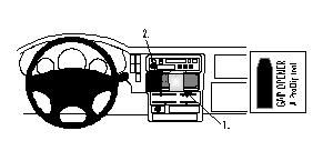 ProClip Monteringsbøyle Opel Frontera 97-98/Honda Passport 95-97, Sentrert i gruppen Billyd / Hva passer i min bil  / Opel / Frontera / Frontera 1991-1998 hos BRL Electronics (240852377)